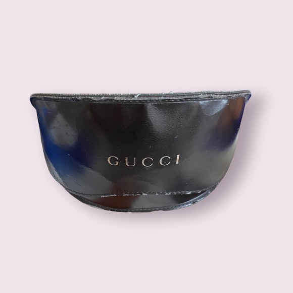 Gucci Black wrap around with Silver Sides Sunglasses - Picture 6 of 6